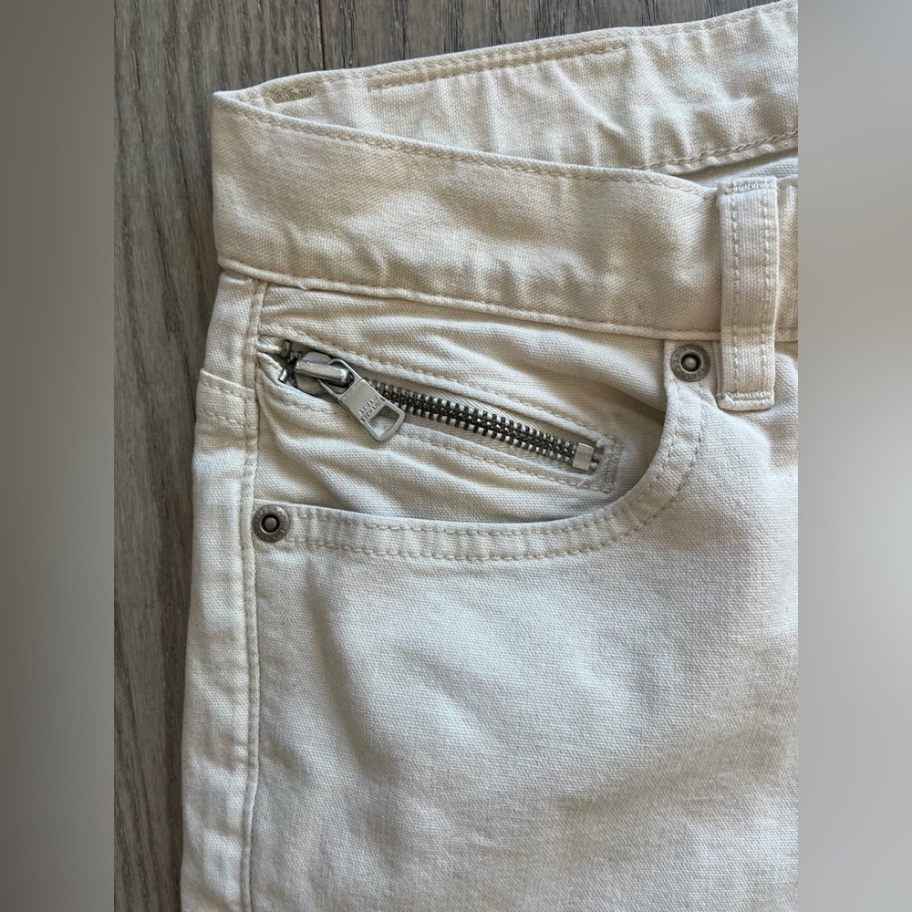 Armani Exchange Women's Cream Denim Pants in size 29 - Picture 5 of 8